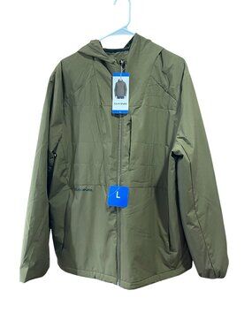 Men's Hooded Jacket, Dakine, L, Green, NWT
